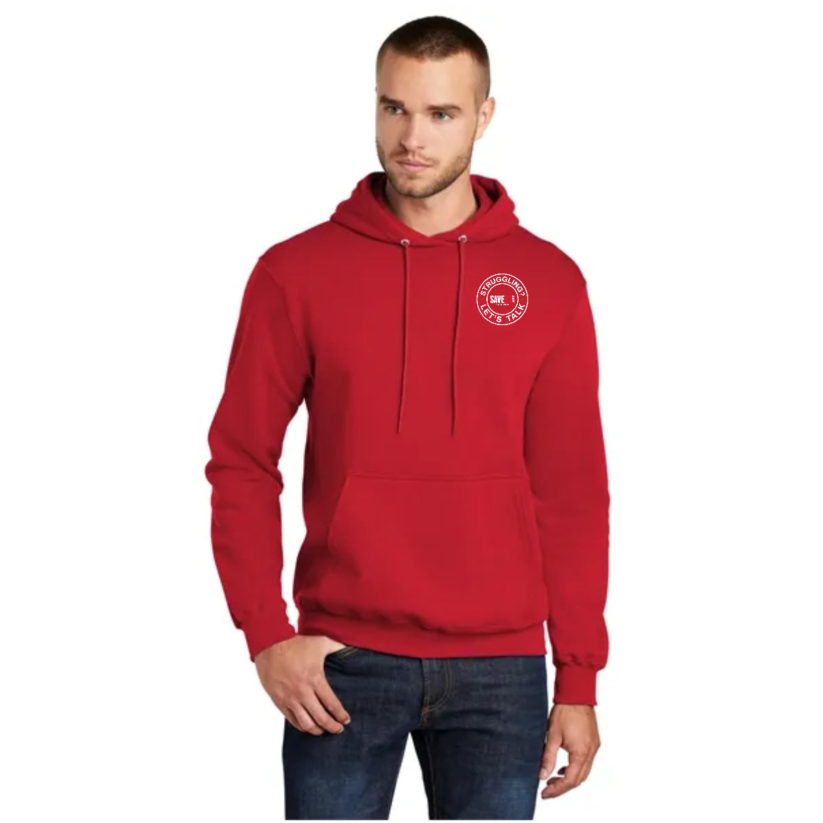 Men's Core Fleece Pullover Hooded Sweatshirt