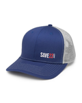 Blue & Grey Trucker Hat