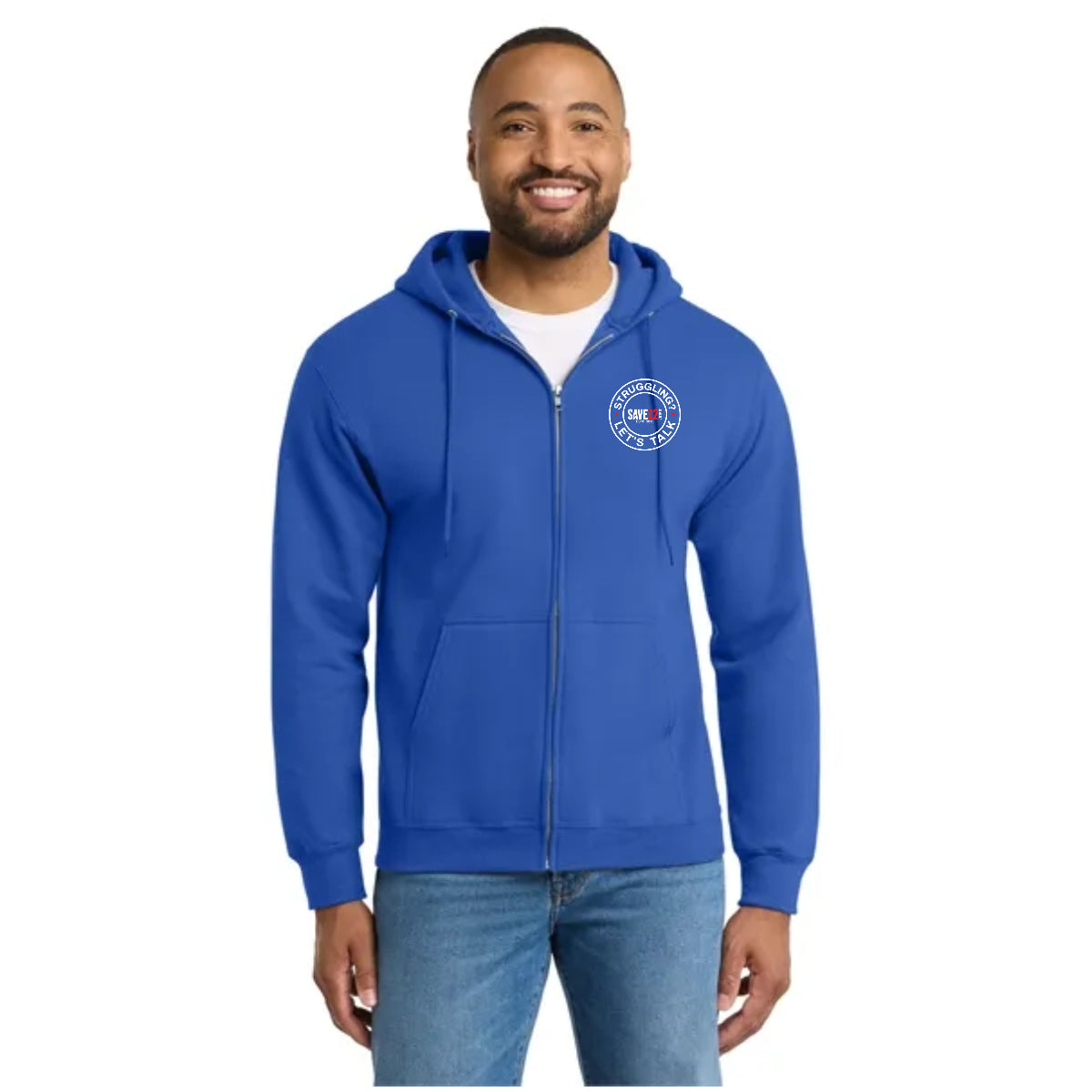 Essential Fleece Full-Zip Hooded Sweatshirt