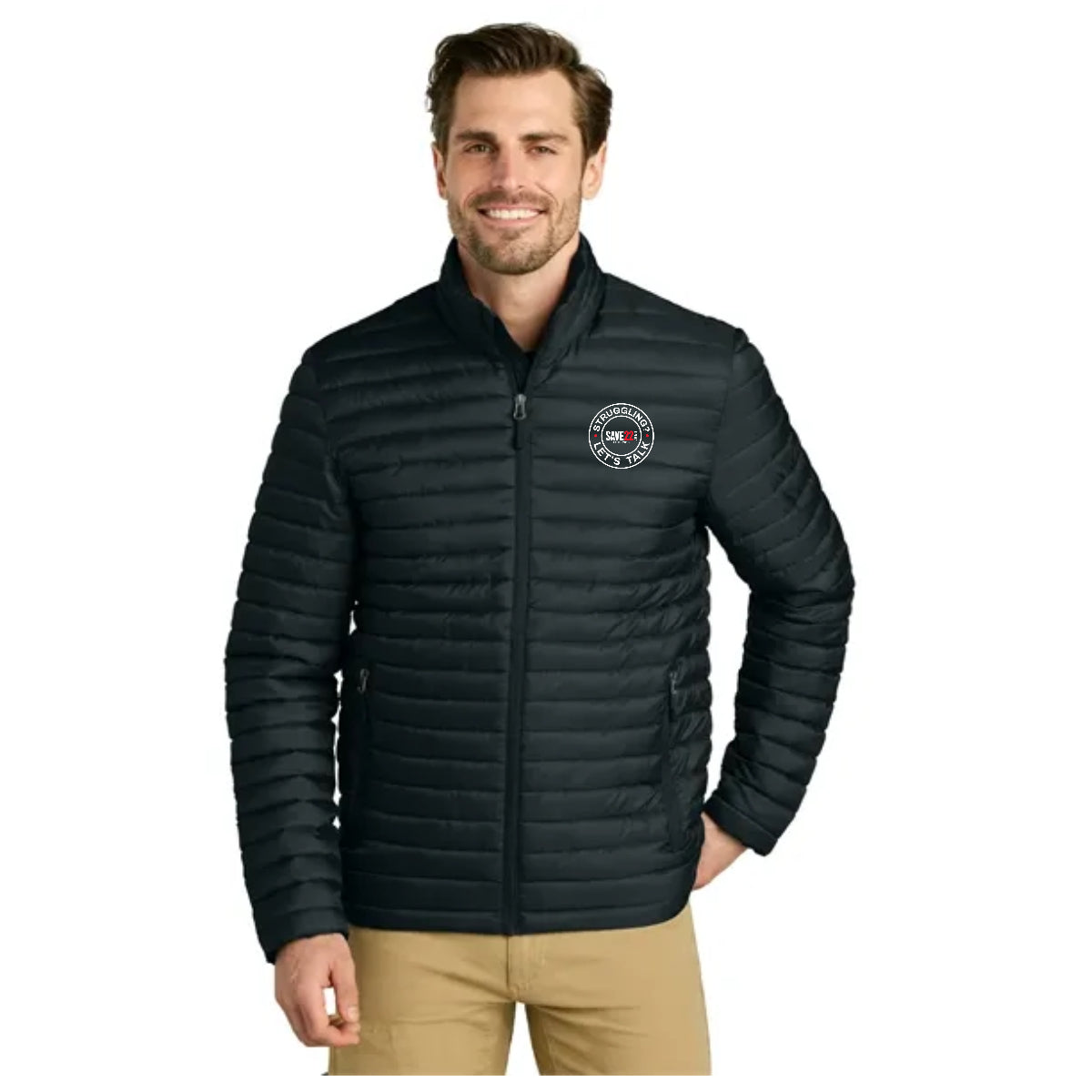 Eddie Bauer® Men's Packable Quilted Full-Zip