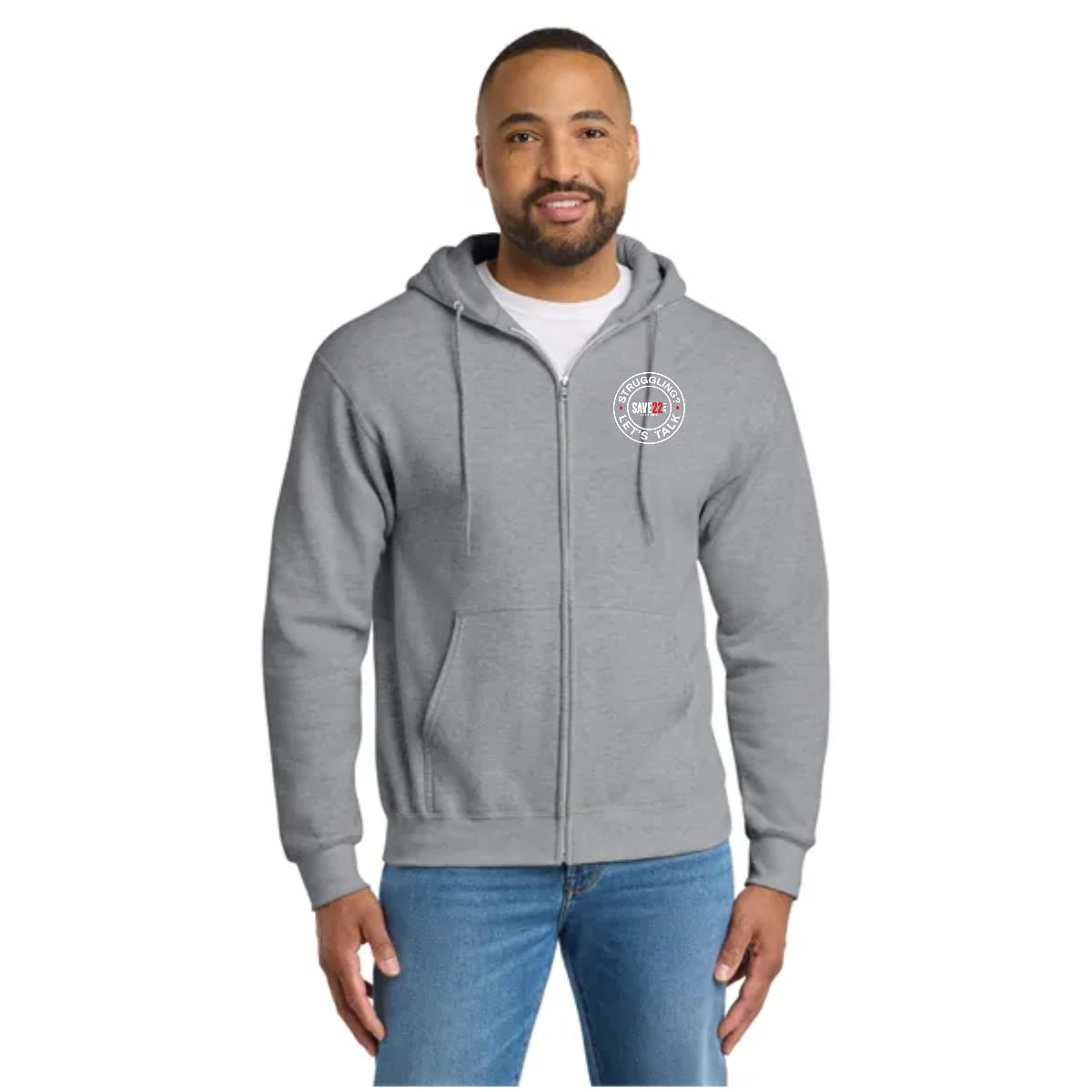 Essential Fleece Full-Zip Hooded Sweatshirt